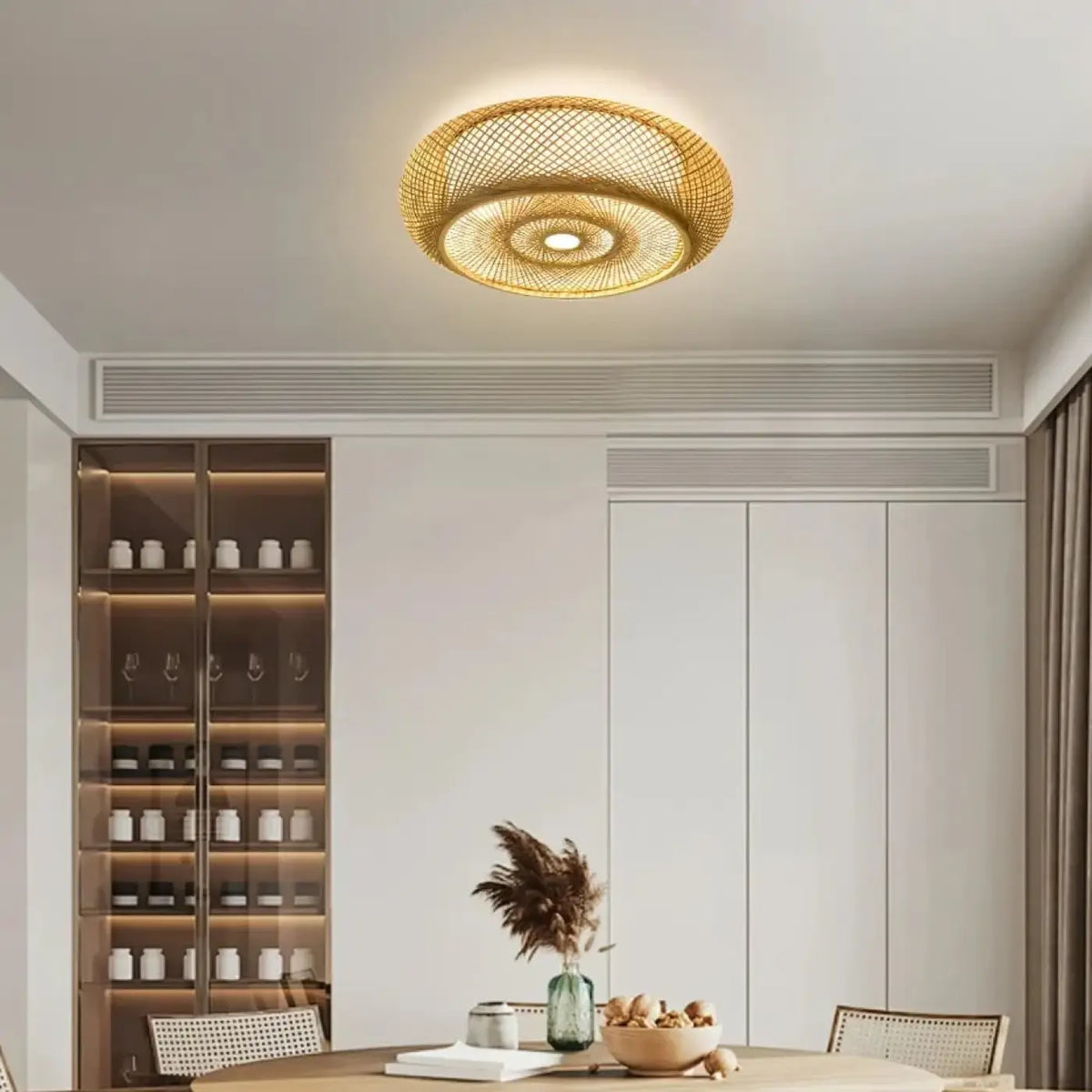 Plafonnier tissé led