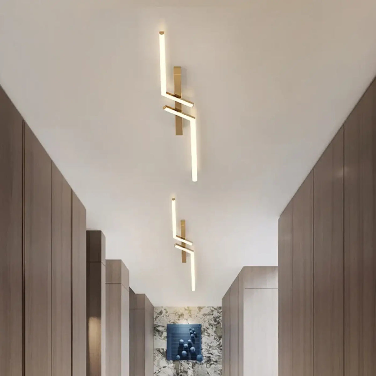 Plafonnier linéaire LED moderne