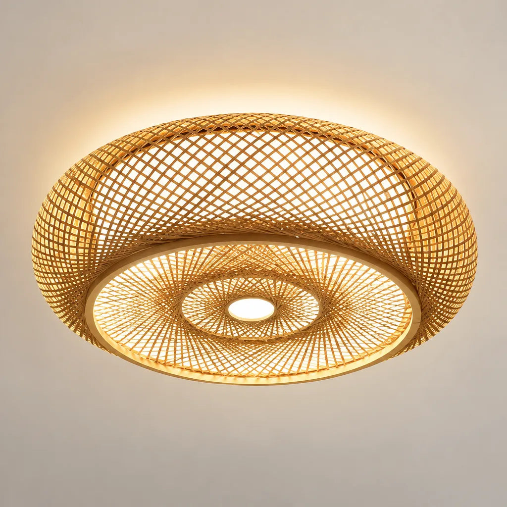 Plafonnier tissé led