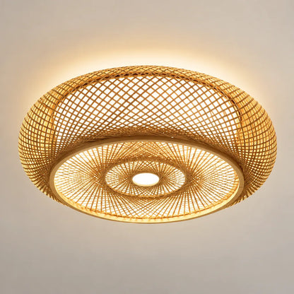 Plafonnier tissé led