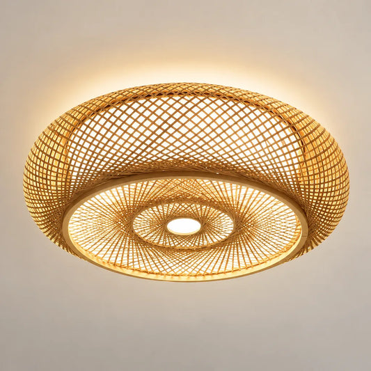 Plafonnier tissé led