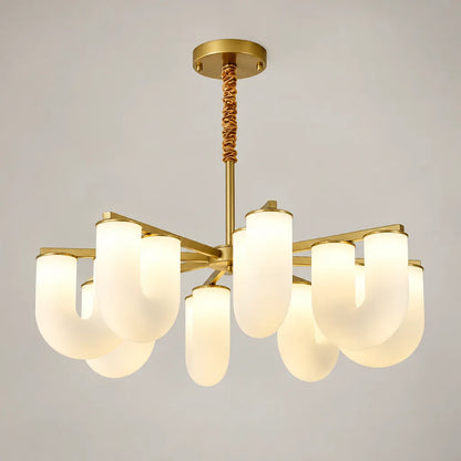 Suspension laiton verre opalin