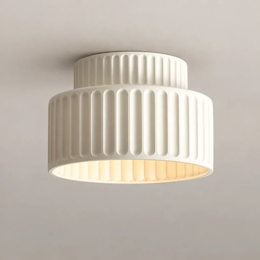 Plafonnier contemporain couleurs naturelles