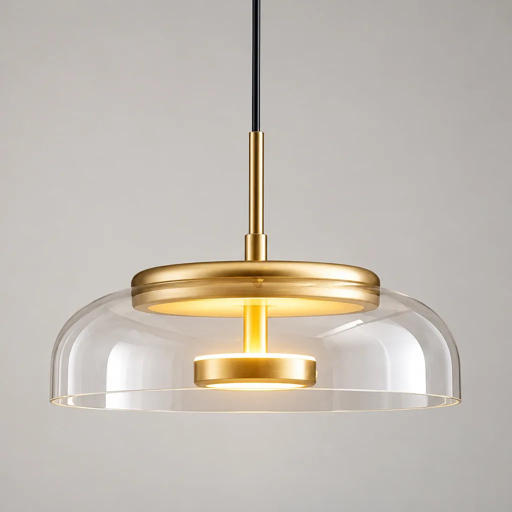 Suspension verre design