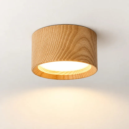 Plafonnier LED encastré beige