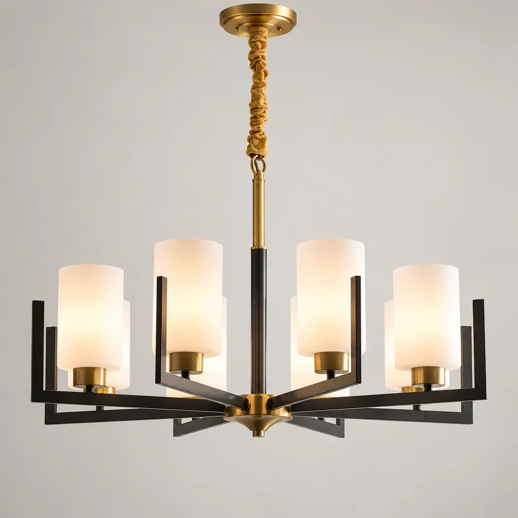 Suspension lustre verre contemporain