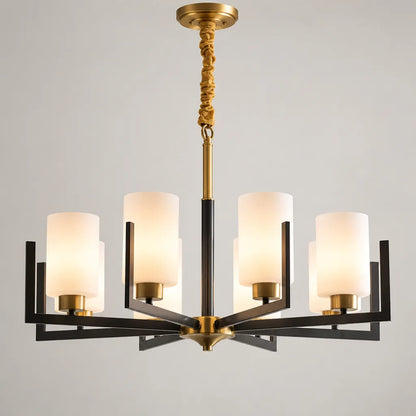Suspension lustre verre contemporain