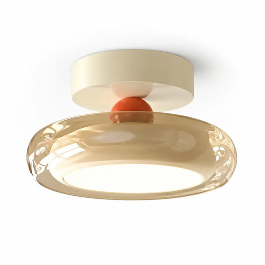 Luminaire plafonnier verre soufflé