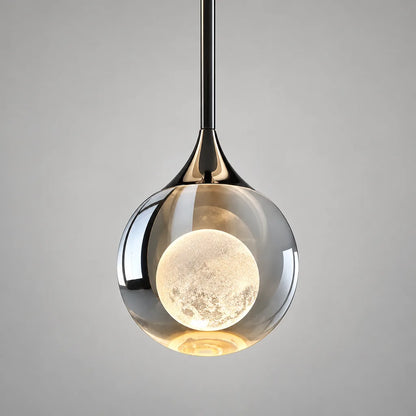 Suspension cristal fer forgé