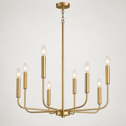 Suspension laiton style chandelier