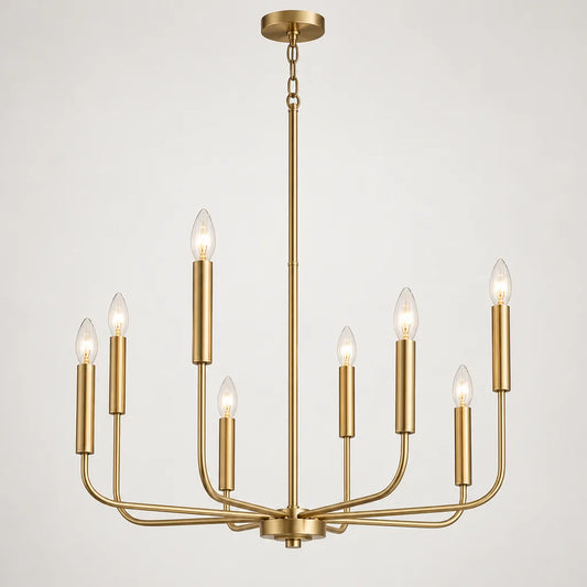 Suspension laiton style chandelier
