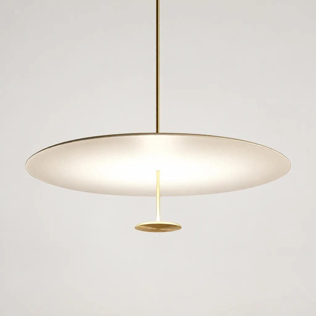Suspension luminaire ovale