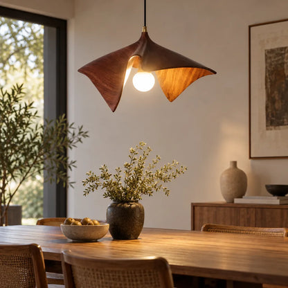 Suspension luminaire résine vintage