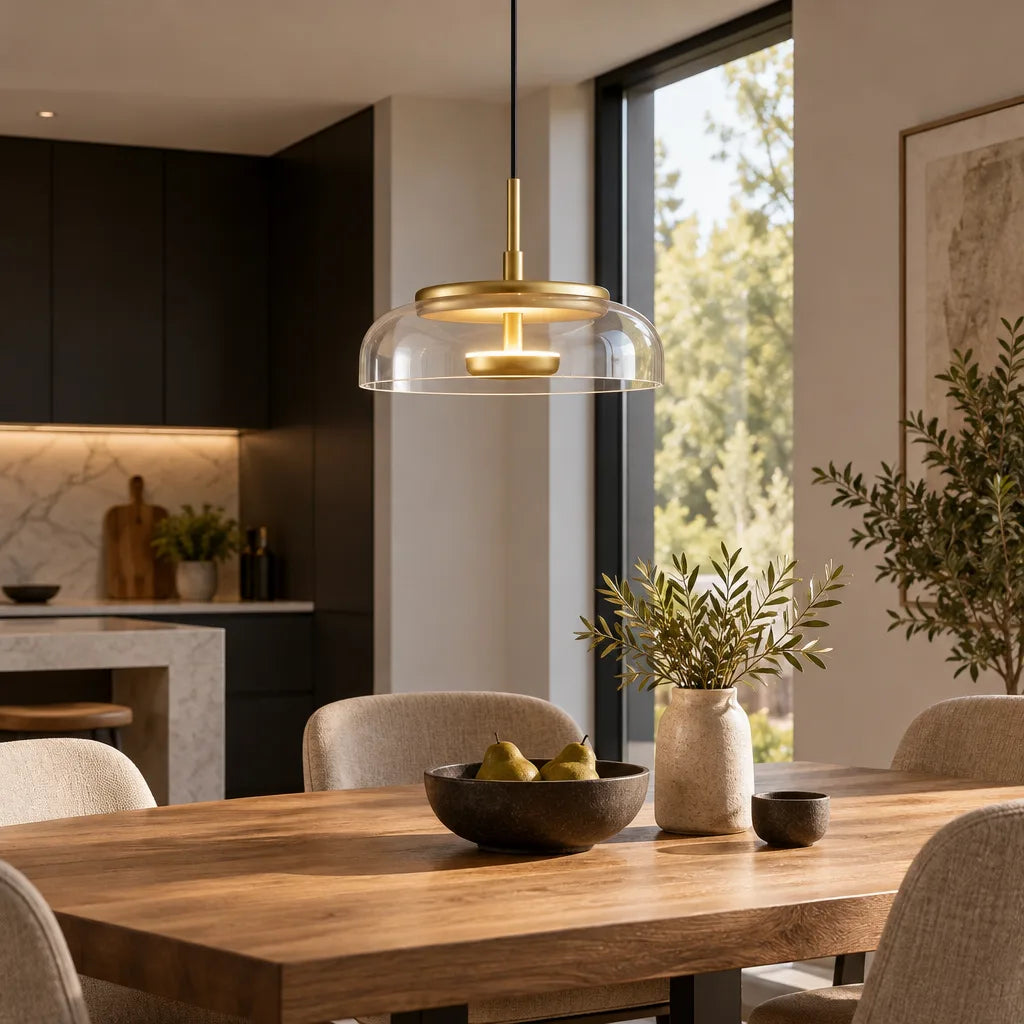 Suspension verre design