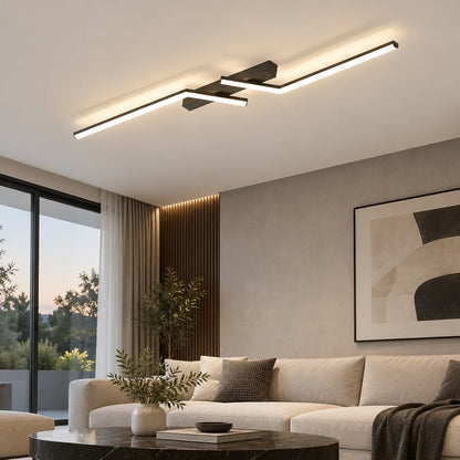 Plafonnier linéaire LED moderne