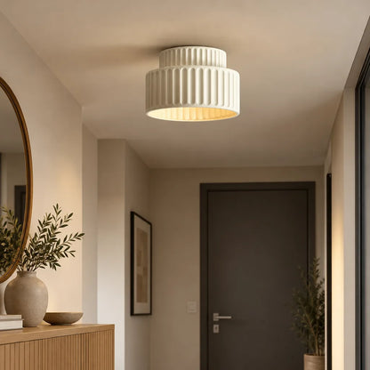 Plafonnier contemporain couleurs naturelles
