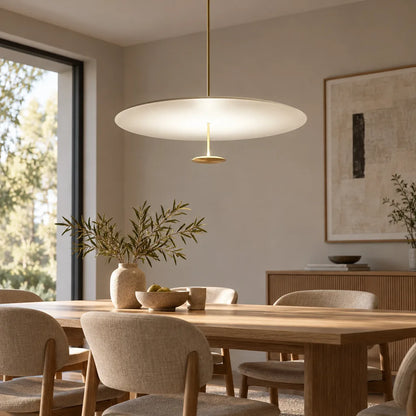 Suspension luminaire ovale