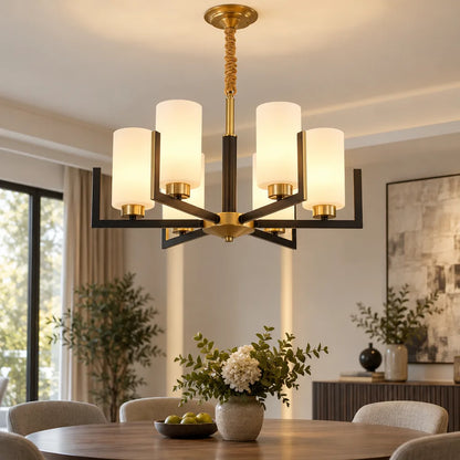 Suspension lustre verre contemporain