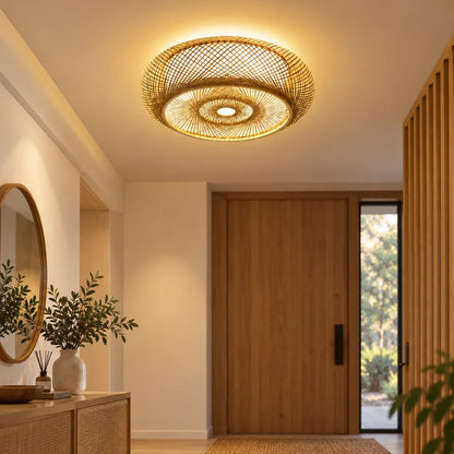 Plafonnier tissé led
