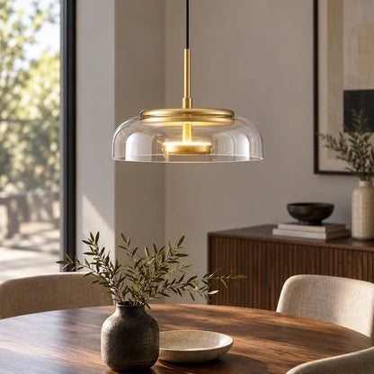 Suspension verre design
