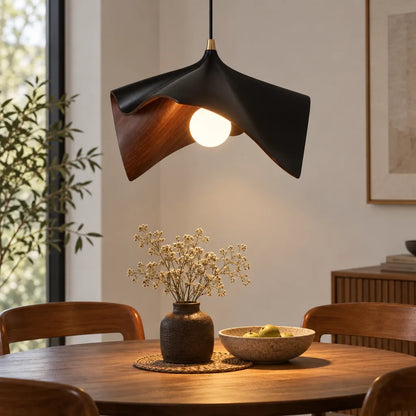 Suspension luminaire résine vintage