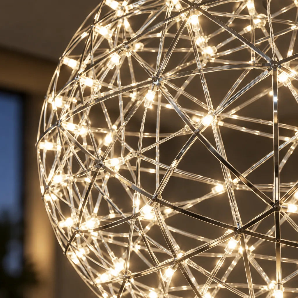 Suspension luminaire boule LED