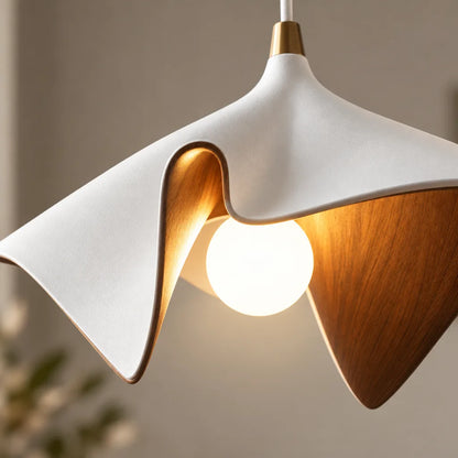 Suspension luminaire résine vintage