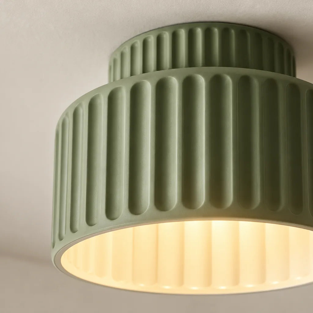 Plafonnier contemporain couleurs naturelles