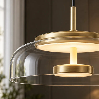 Suspension verre design