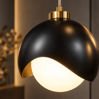 Suspension boule luminaire