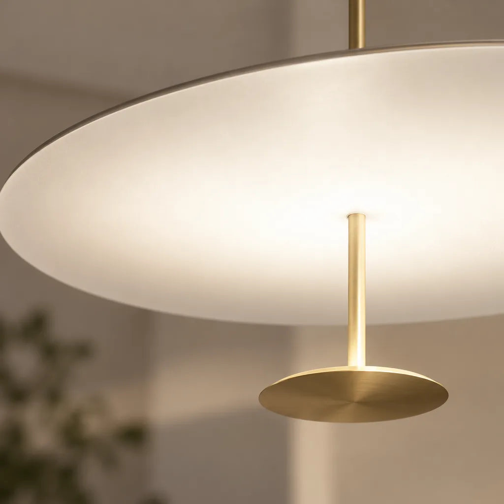 Suspension luminaire ovale