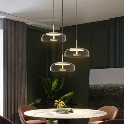 Suspension verre design