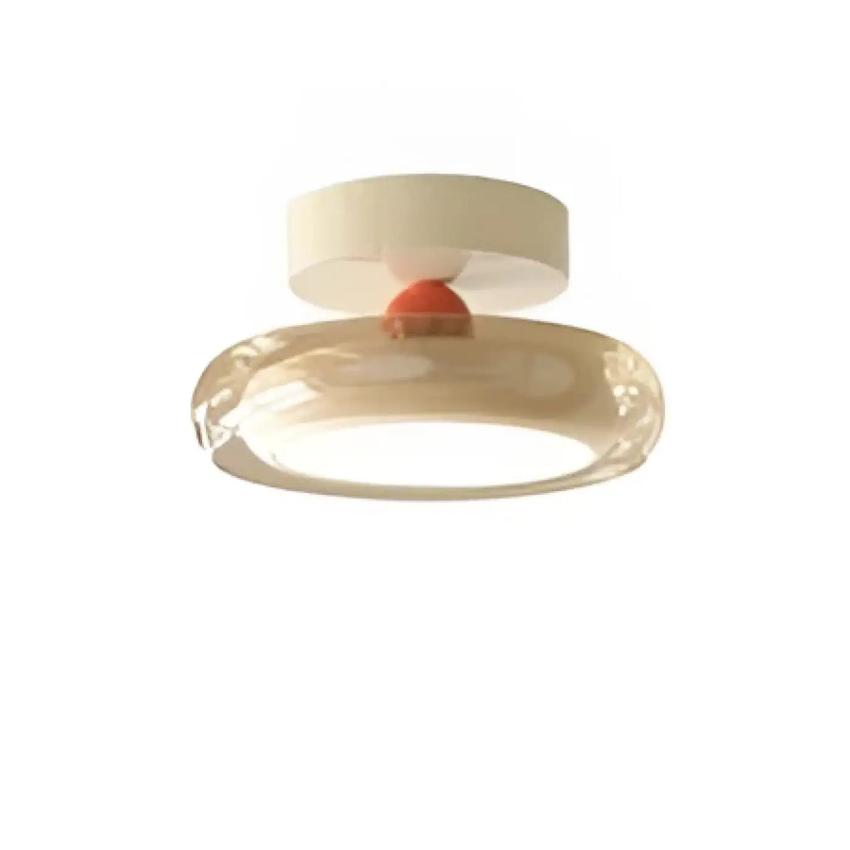 Luminaire plafonnier verre soufflé
