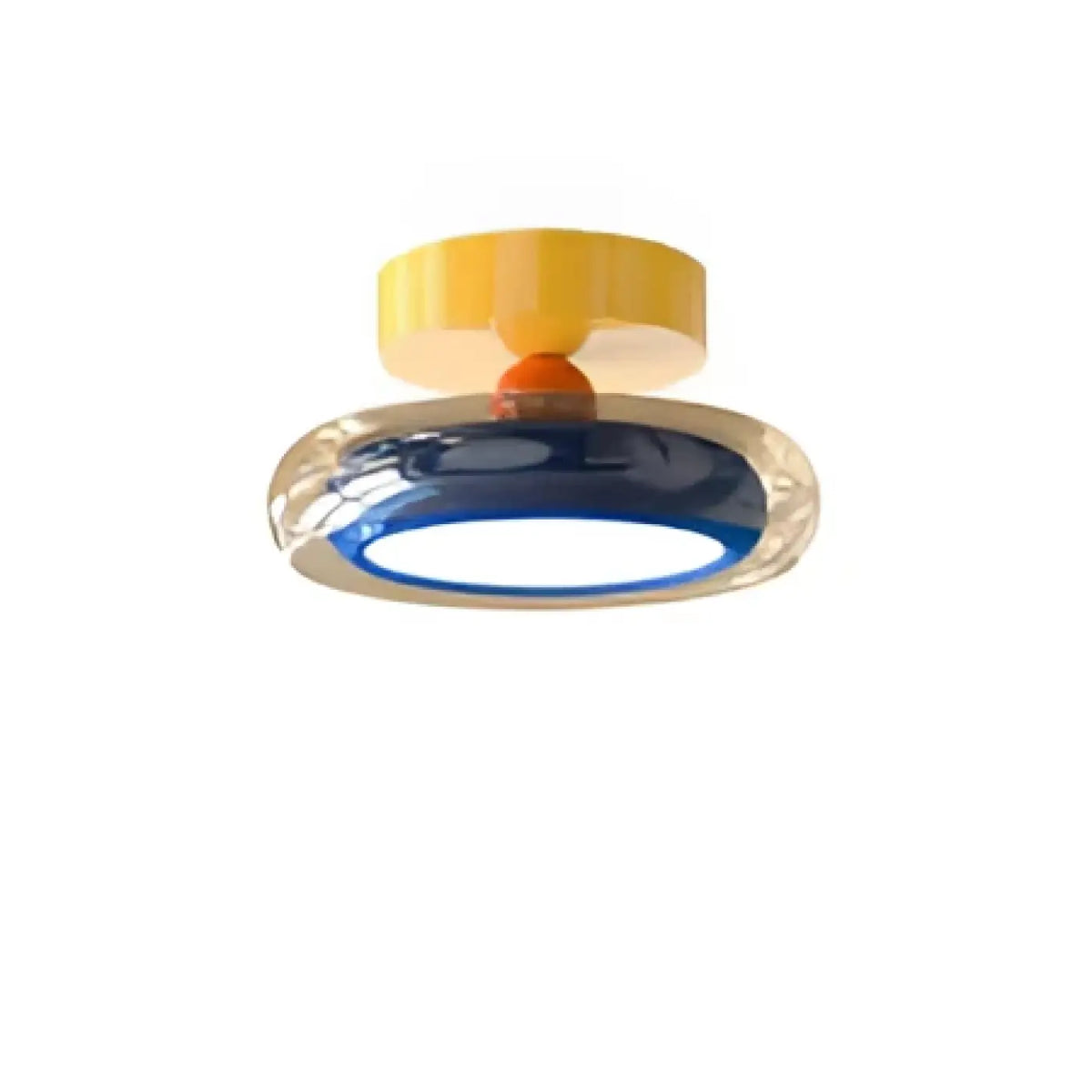Luminaire plafonnier verre soufflé