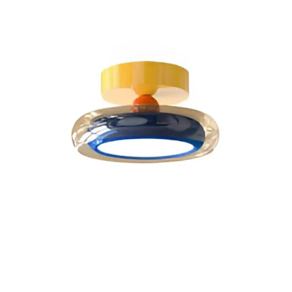 Luminaire plafonnier verre soufflé