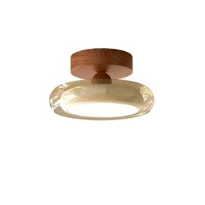 Luminaire plafonnier verre soufflé
