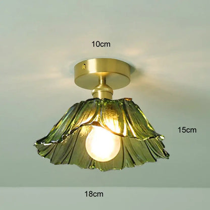 Plafonnier verre vintage