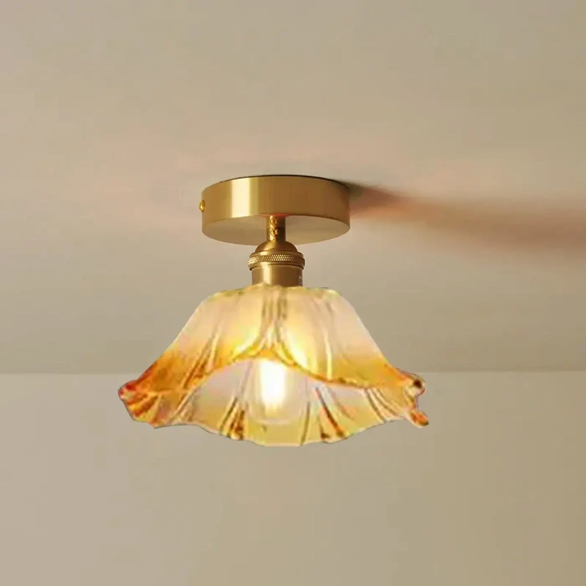 Plafonnier verre vintage