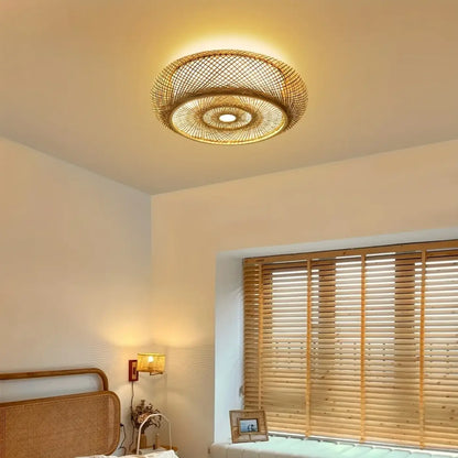 Plafonnier tissé led