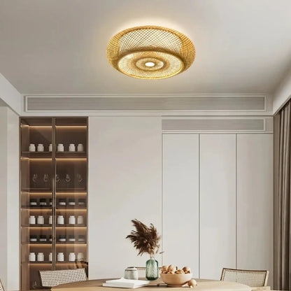 Plafonnier tissé led
