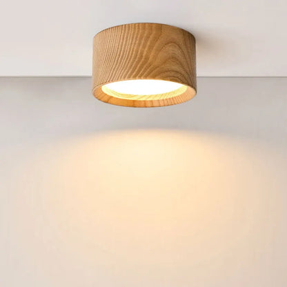 Plafonnier LED encastré beige