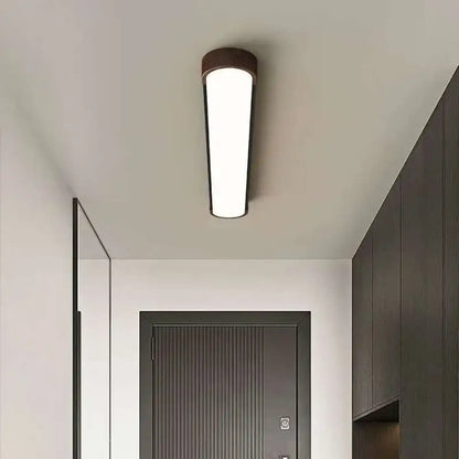Plafonnier LED bois