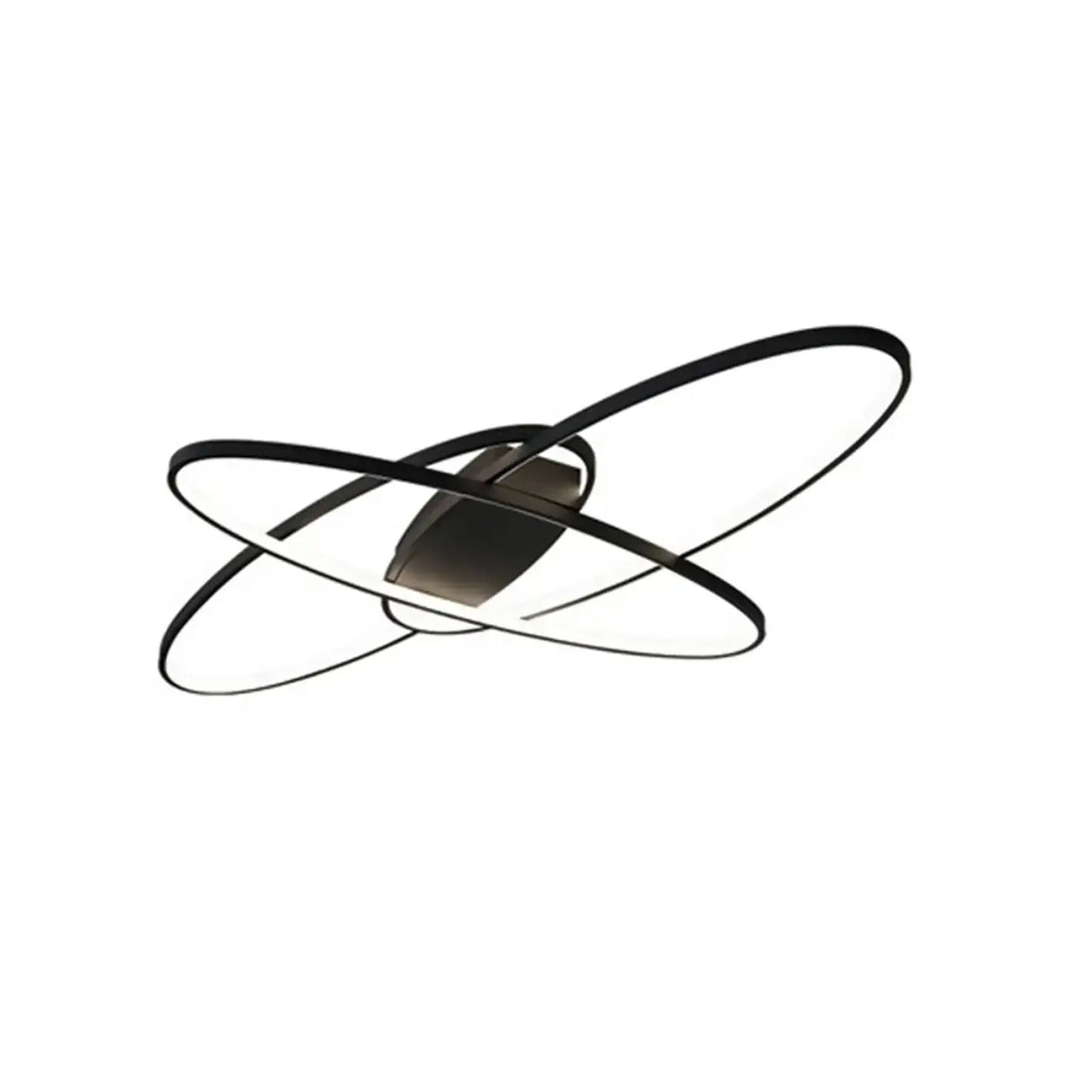 Luminaire anneaux croisés