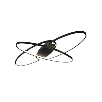 Luminaire anneaux croisés