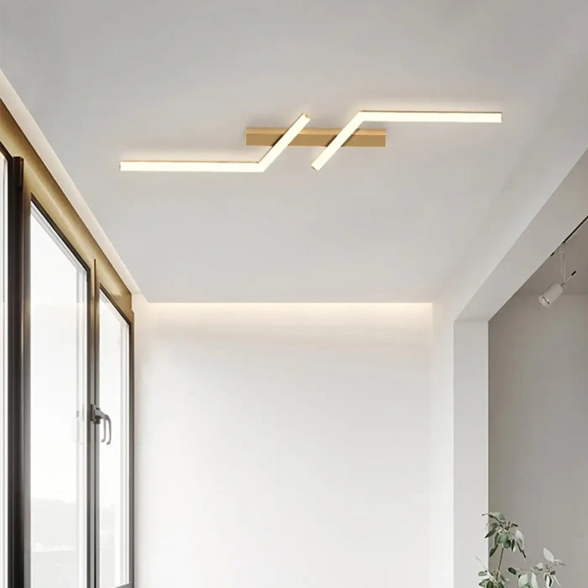 Plafonnier linéaire LED moderne