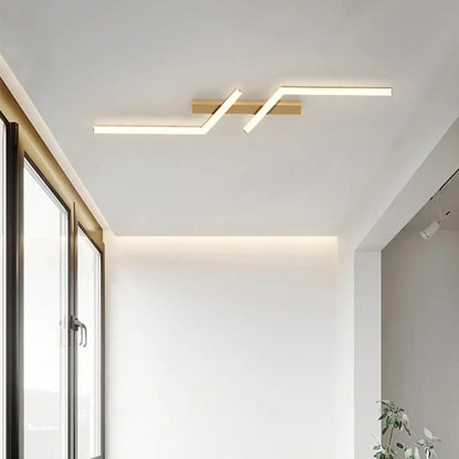 Plafonnier linéaire LED moderne