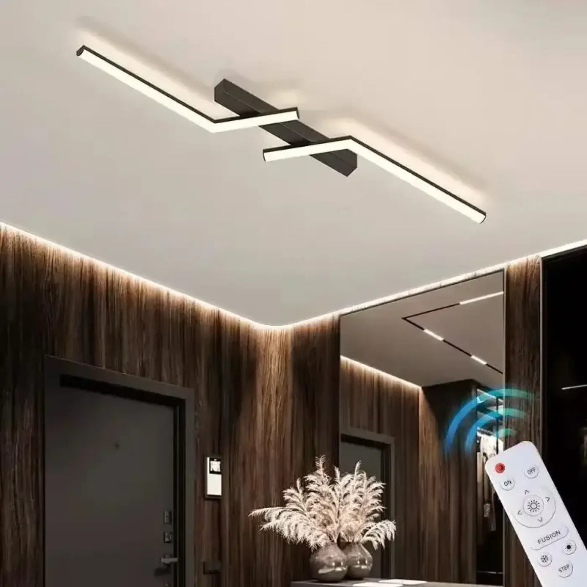 Plafonnier linéaire LED moderne