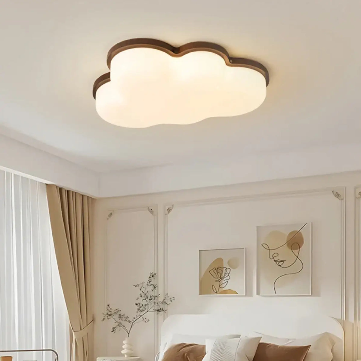 Plafonnier nuage enfant