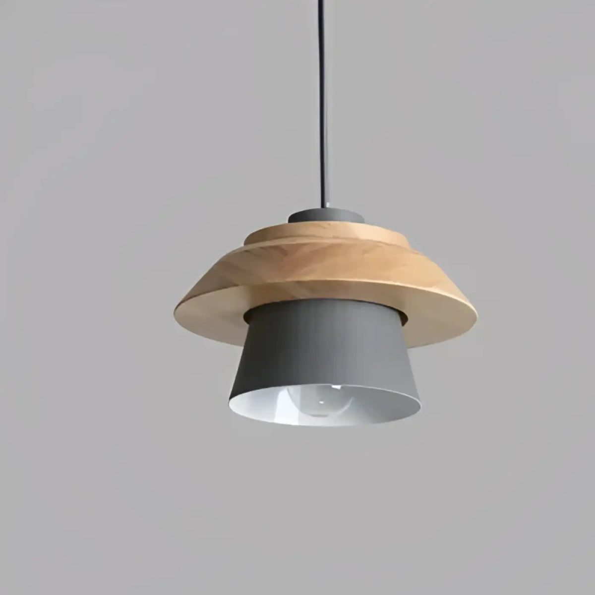 Suspension bois couleur design