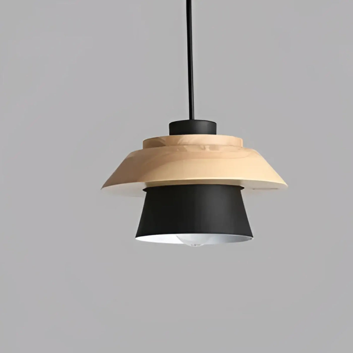 Suspension bois couleur design